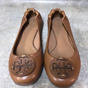 Tan Tory Burch size 6.5